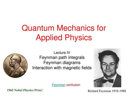 Quantum Mechanics for Applied Physics