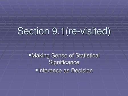 Making Sense of Statistical Significance Inference as Decision