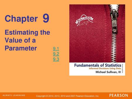 Estimating the Value of a Parameter