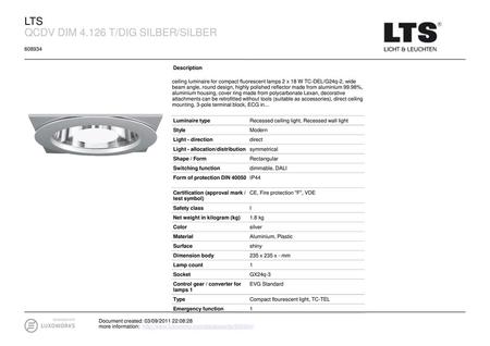 QCDV DIM T/DIG SILBER/SILBER