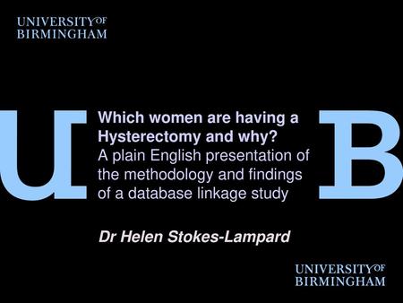 Dr Helen Stokes-Lampard