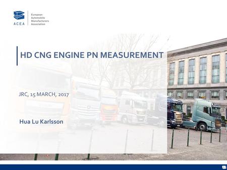 HD CNG ENGINE PN MEASUREMENT