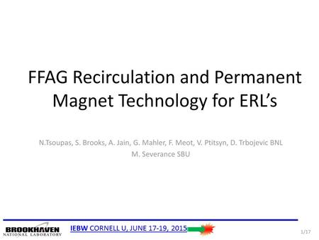 FFAG Recirculation and Permanent Magnet Technology for ERL’s