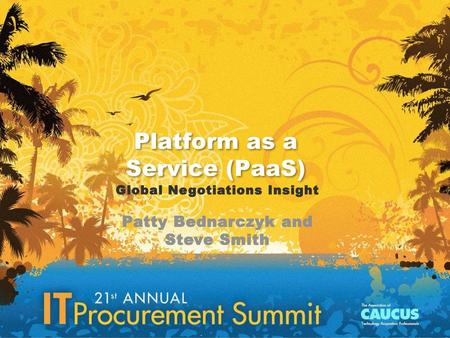 Platform as a Service (PaaS)