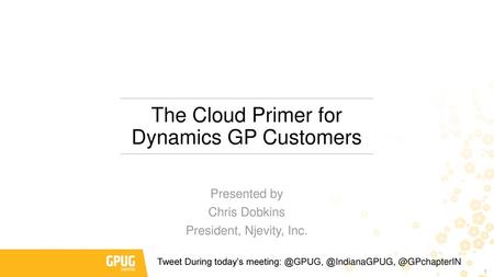 The Cloud Primer for Dynamics GP Customers