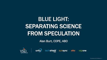 Blue light: separating science from speculation