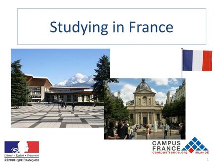 Studying in France.