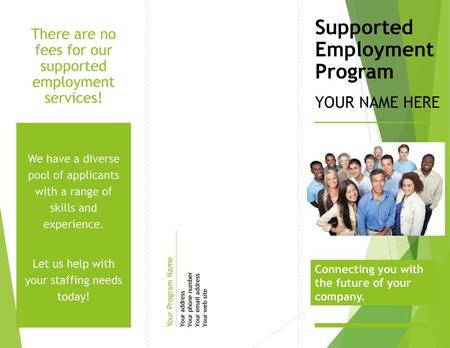 Supported Employment Program