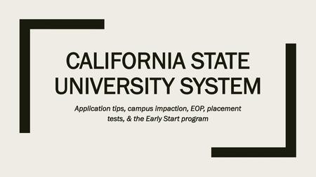 California State University system