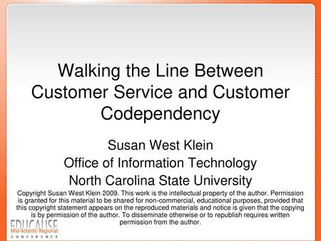 Walking the Line Between Customer Service and Customer Codependency