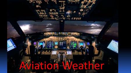 Aviation Weather.