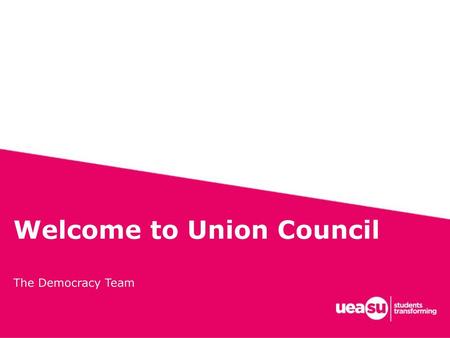 Welcome to Union Council