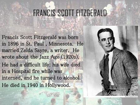 FRANCIS SCOTT FITZGERALD