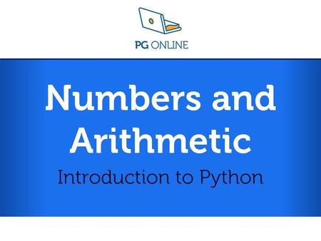 Numbers and Arithmetic