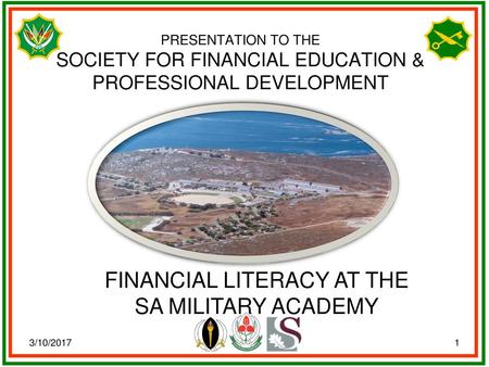 FINANCIAL LITERACY AT THE