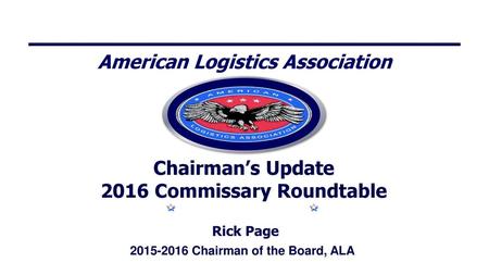 American Logistics Association