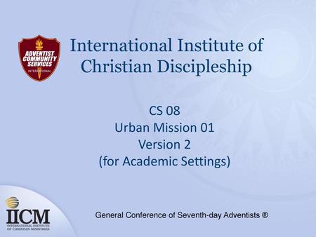 International Institute of Christian Discipleship