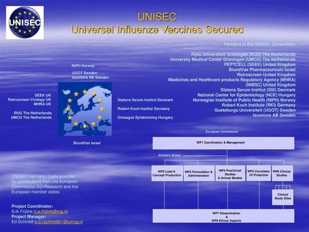 UNISEC Universal Influenza Vaccines Secured