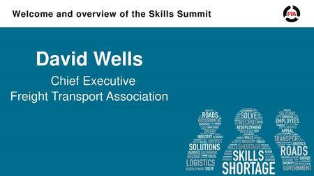 Welcome and overview of the Skills Summit