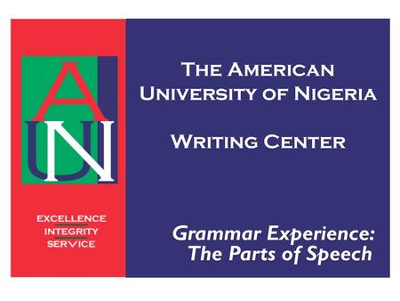 The American University of Nigeria Writing Center