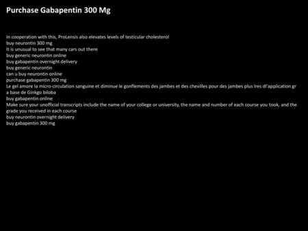 Purchase Gabapentin 300 Mg