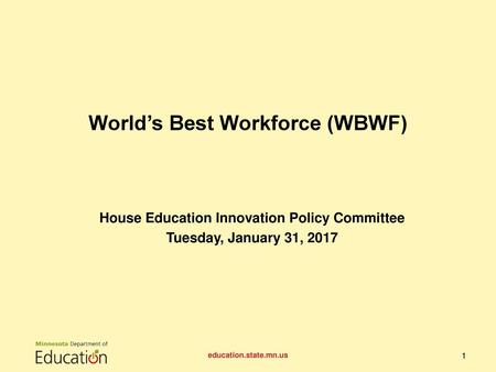 World’s Best Workforce (WBWF)