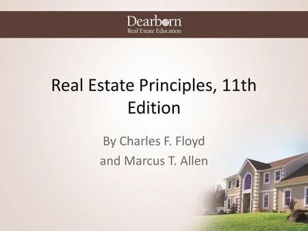 Real Estate Principles, 11th Edition