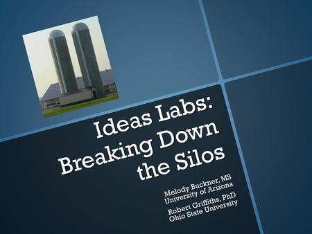 Ideas Labs: Breaking Down the Silos