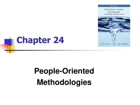 People-Oriented Methodologies