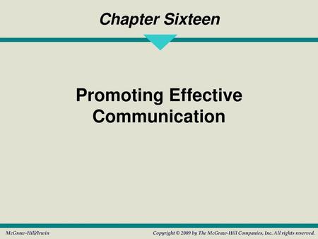 Promoting Effective Communication