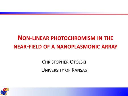 Non-linear photochromism in the near-field of a nanoplasmonic array