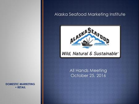 Alaska Seafood Marketing Institute