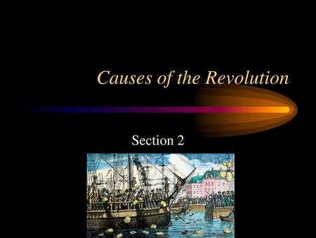 Causes of the Revolution