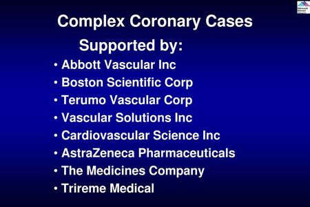 Complex Coronary Cases