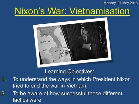 Nixon’s War: Vietnamisation