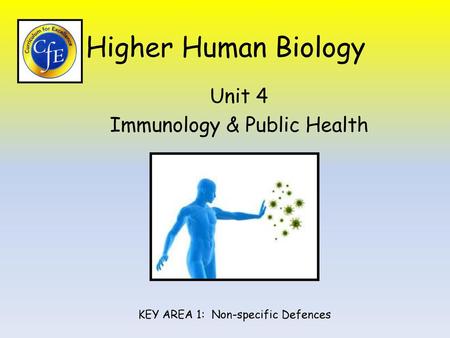 Unit 4 Immunology & Public Health