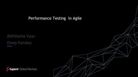 Performance Testing In Agile