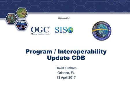 Program / Interoperability Update CDB