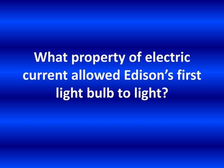 Electric Current Electric current – The net movement of electric charges in a single direction through a wire or conductor. Voltage difference – The force.