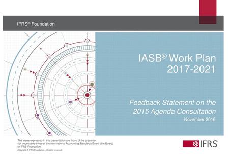 IASB® Work Plan Feedback Statement on the