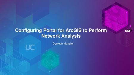 Configuring Portal for ArcGIS to Perform Network Analysis