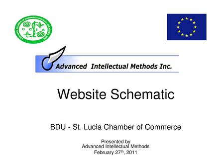 Website Schematic BDU - St. Lucia Chamber of Commerce