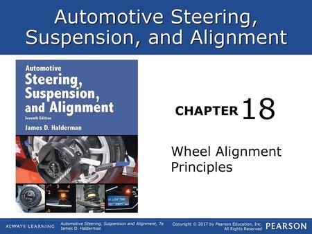 FIGURE 18.1 A pull is usually defined as a tug  on the steering wheel toward one side or the other.