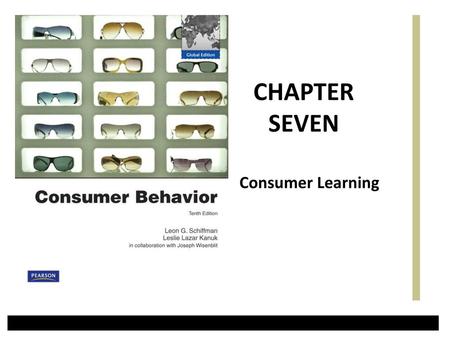 CHAPTER SEVEN Consumer Learning.