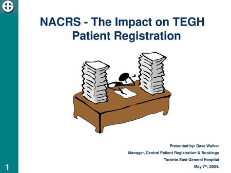 NACRS - The Impact on TEGH Patient Registration