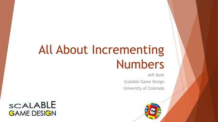 All About Incrementing Numbers