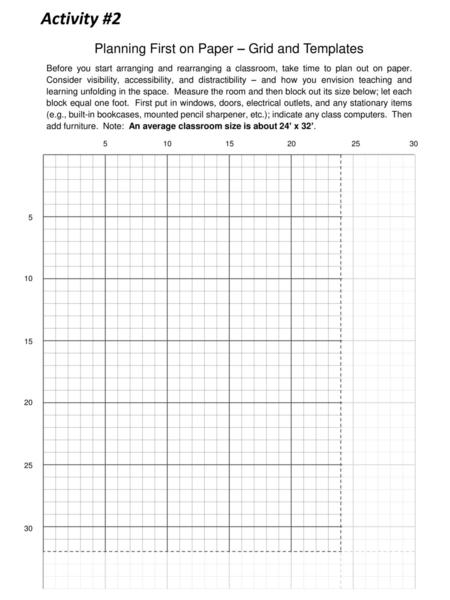 Planning First on Paper – Grid and Templates