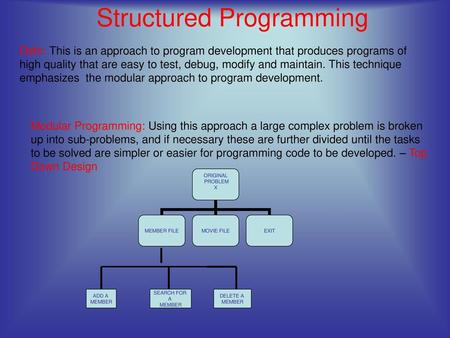 Structured Programming