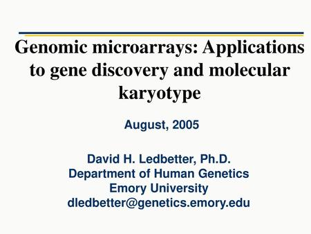 Department of Human Genetics