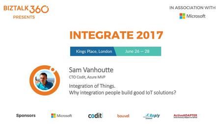 Sam Vanhoutte CTO Codit, Azure MVP